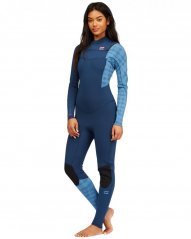 BILLABONG Synergy 5/4mm Women's Wetsuit - Blue Wave
