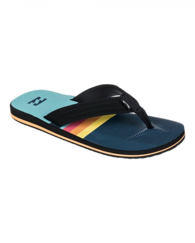 Žabky BILLABONG All Day Theme - Blue - Velikost obuvi: EU 39