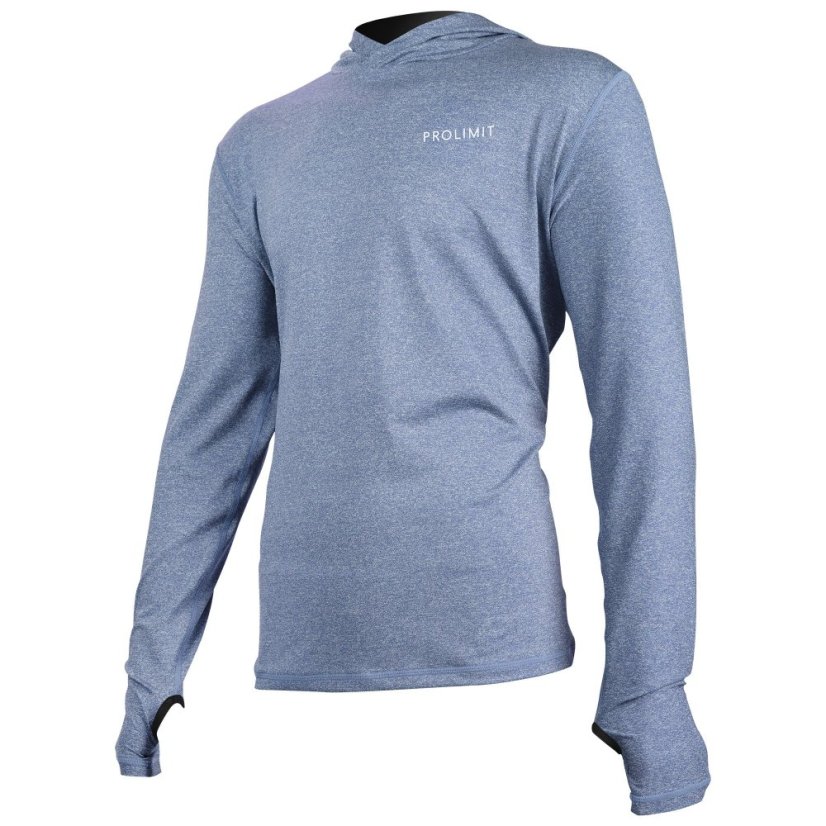 Men's lycra PROLIMIT UV Hoodie LS - blue
