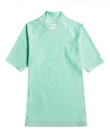 BILLABONG Logo SS Rashguard - Spearmint