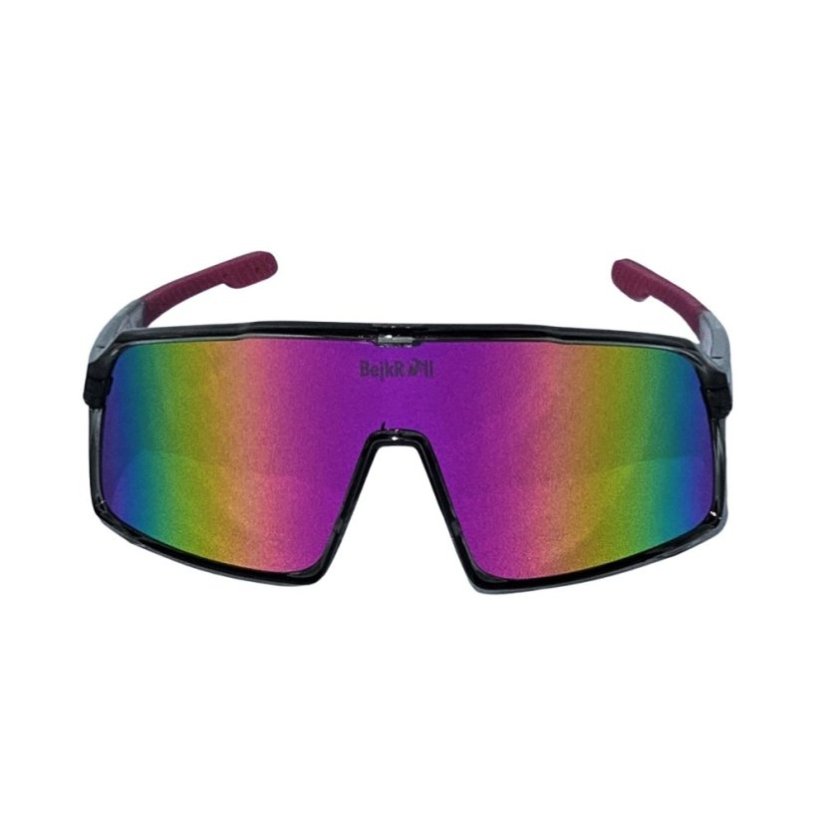 Sluneční brýle BejkRoll Champion Revo - šedá / fialová