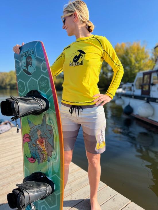 Boardshorts BejkRoll - šedé