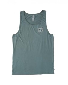 BILLABONG Crayon Wave Tank Top - Duck Green