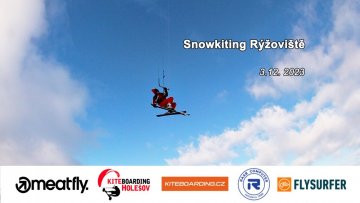Snowkiting na Ryžovišti 3.12.2023