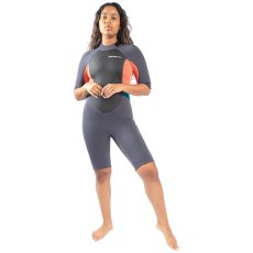Dámsky neoprén 3/2 GUL Response Short RE3318 - grey/coral