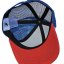 Kšiltovka BejkRoll Snap Trucker wave logo - White/Blue/Red
