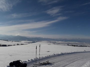 Slovensko - snowkite spot Liptov