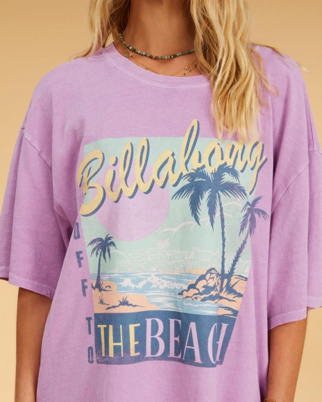 Dámské tričko BILLABONG Easy Shores - Lovin Lilac