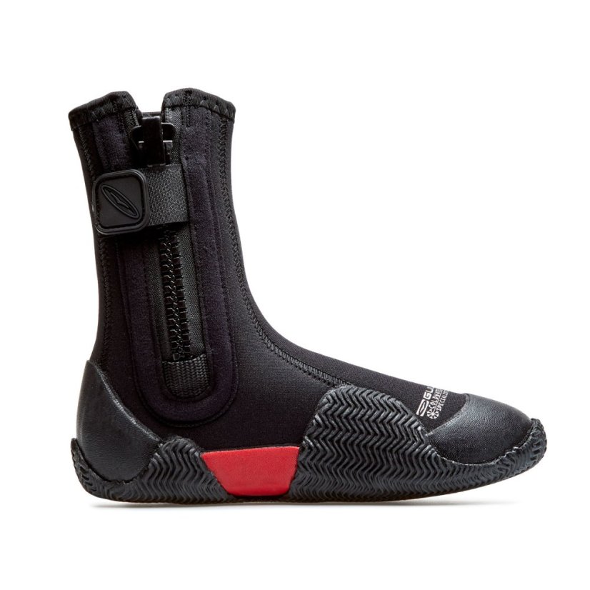 Detské neoprenové topánky 5 mm GUL Powerboot EZ BO1307 - black