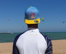 BejkRoll Snap Trucker Triangl Logo - Yellow/Blue