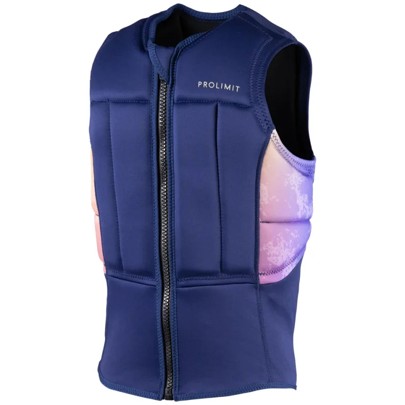 Impact Vest PROLIMIT Fusion Fire Half Padded - blue/peach