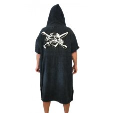 NAISH Skull poncho - černé