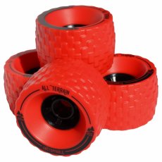 MBS All Terrain Longboard Wheels - red