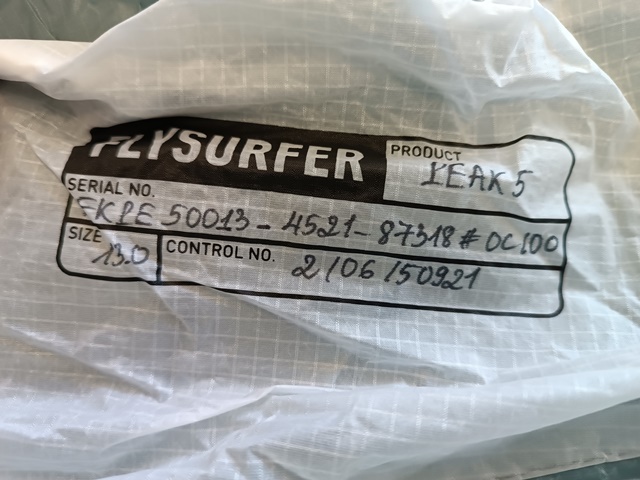 Kite FLYSURFER PEAK5 13m complete