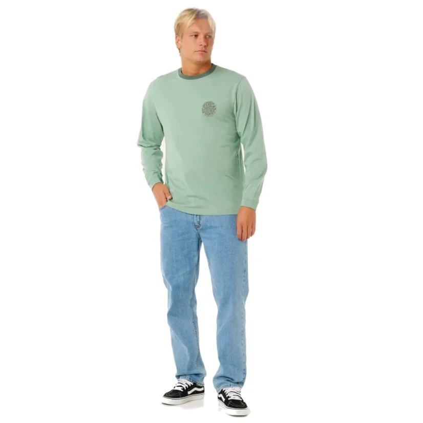 T-shirt RIP CURL Wetsuit Icon LS - Aloe