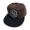 Šiltovka NAISH Wave Patch Snapback - hnedá