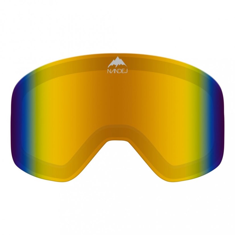 náhradní sklo NANDEJ pro Snow Brýle VISTA - zrcadlové RAINBOW