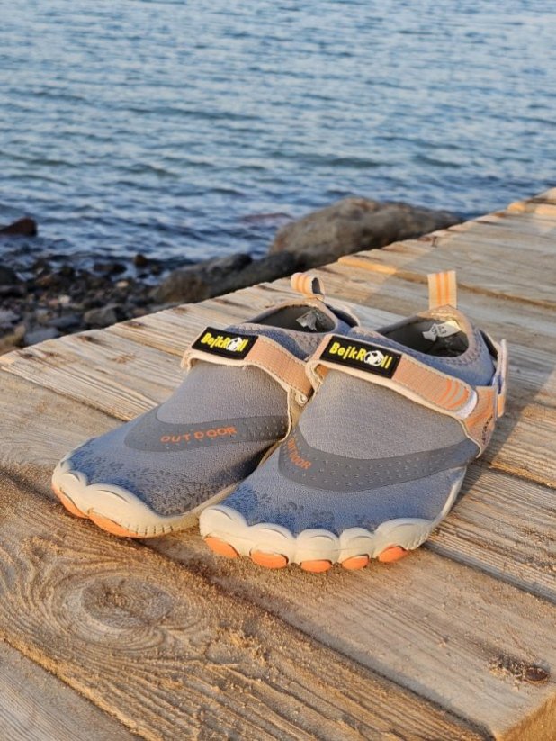 Topánky do vody barefoot Bejkroll - šedé