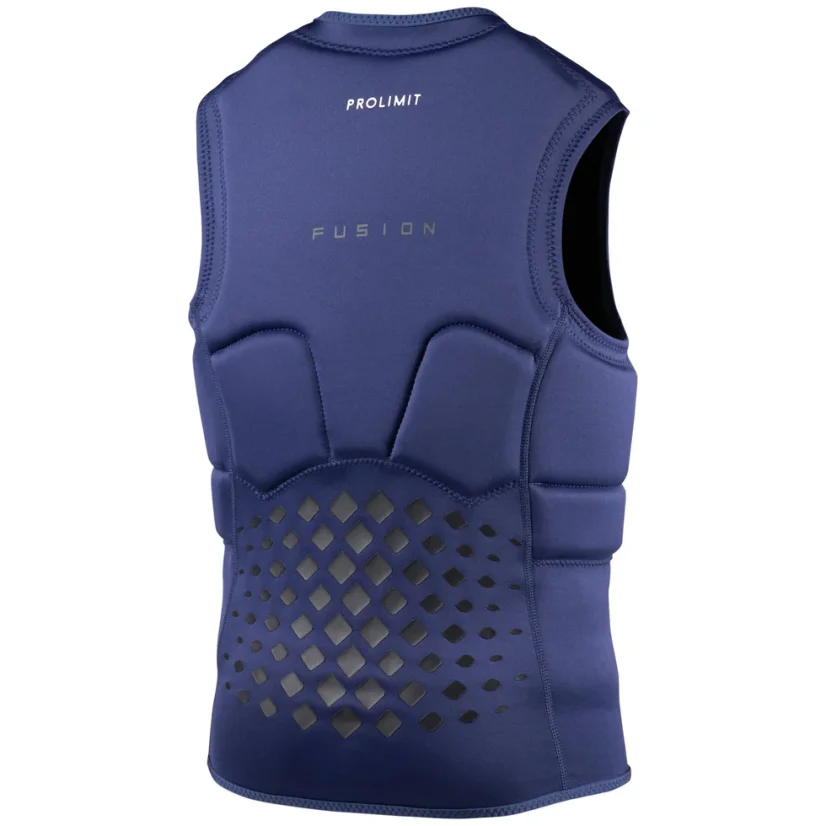 Nárazová vesta PROLIMIT Fusion Slider Half Padded FZ - blue/black - Veľkosť: S