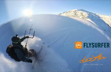Snowkite osvěžení - freeride po Francouzsku