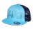 Šiltovka BejkRoll Snap Trucker Wave logo - tyrkysová/modrá