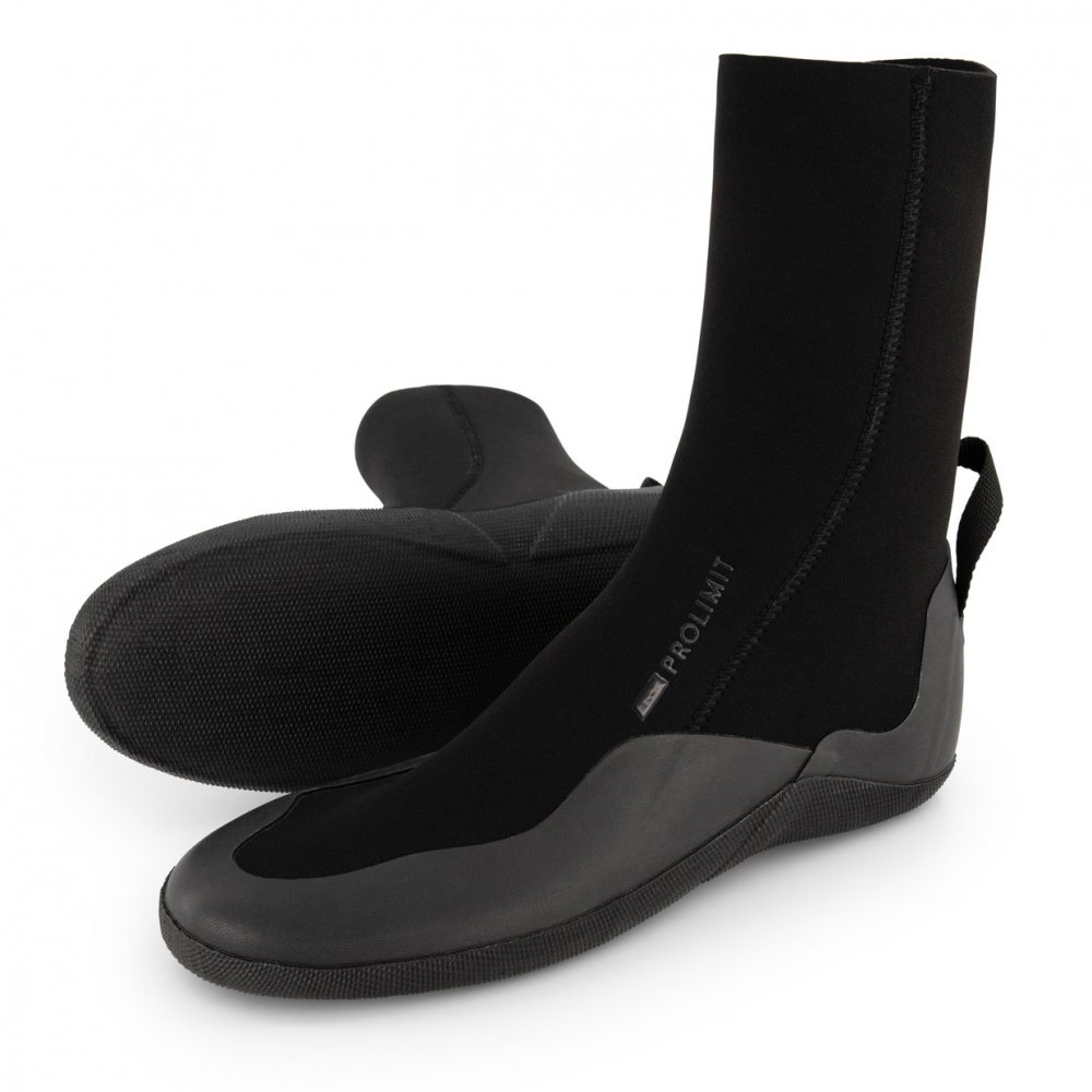 GUL Leistungs 5mm Round Toe Stiefel Schwarz / RED/gr.9- eu 43 in