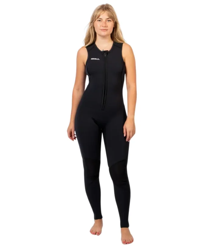 Dámský neopren 3 mm GUL Response Long Jane RE4314 - čierny
