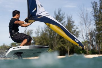 Nový wing NAISH ADX / ADX NVision a foilboard Blur