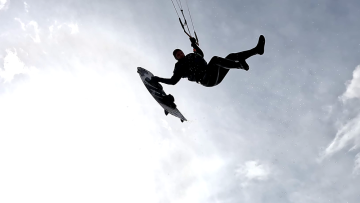 Breitenbrunn Kitesurfing 12.3.