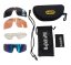Sunglasses BejkRoll Champion Revo + EVA - white / blue