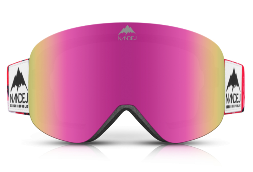 Snow goggles NANDEJ Vista - Color pink