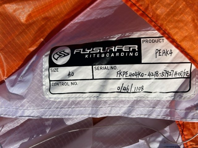 Kite FLYSURFER PEAK4 4m
