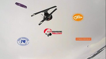 Snowkite výjezd na Veselák