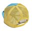 Kšiltovka BejkRoll Snap Trucker wave logo - Light Blue/Yellow