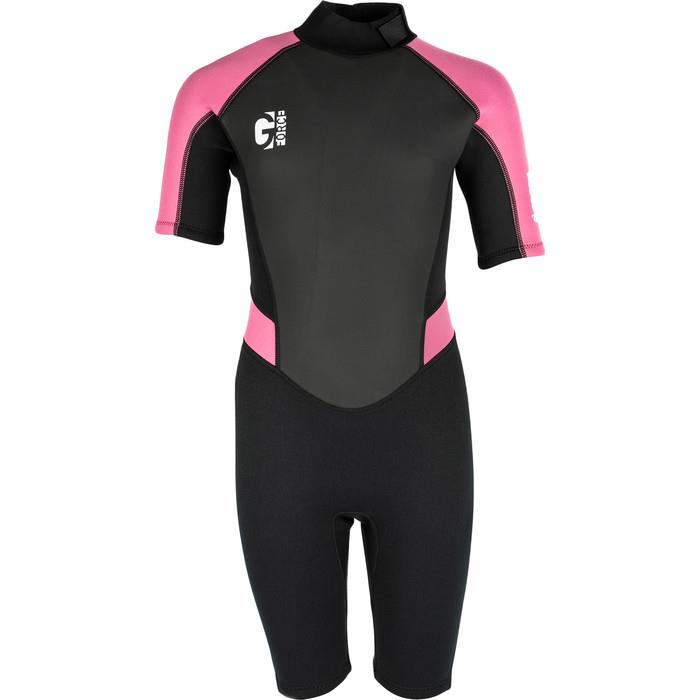Detský neoprén 3 mm GUL G-Force Shortie GF3308 - ružový - Detská veľkosť: JXL