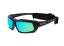Sluneční brýle OCEAN Paros - black / blue lens