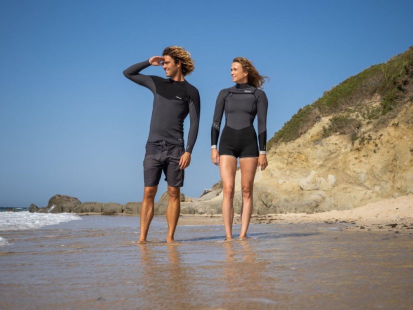 Dámsky neoprén 3/2 PROLIMIT Flare Sunset Shorty - black/ivory - Dámska veľkosť: 14