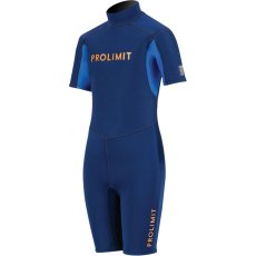 Dětský neopren 2/2 PROLIMIT Shorty - modrý/oranžový