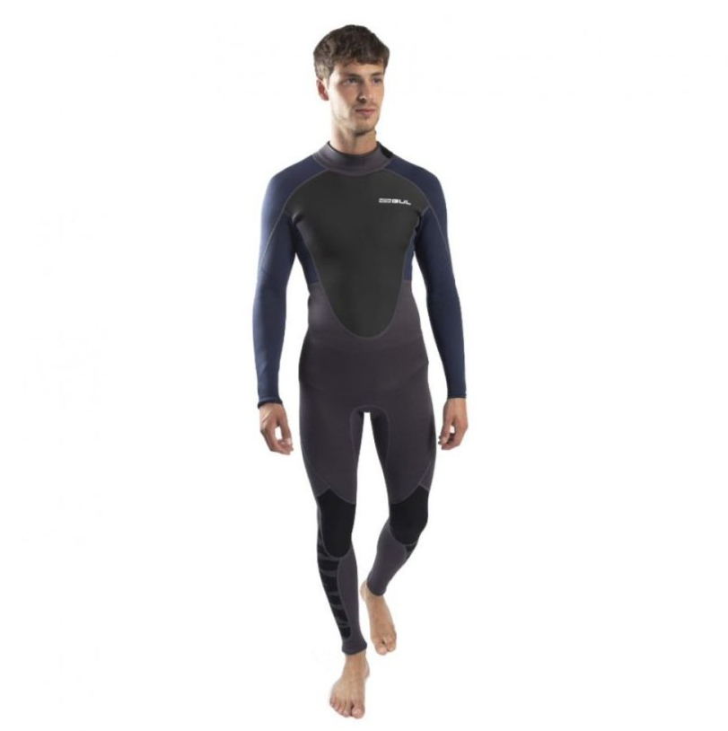 Men's wetsuit 3/2 Response RE1321 Grey/Navy