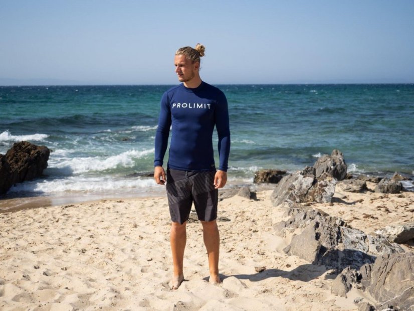 Pánská lycra PROLIMIT Logo Shortarm - navy