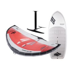 Wingfoil set NAISH 2025 s pevnou deskou - 90+ kg jezdec