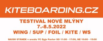 KITE A WING TESTIVAL NOVÉ MLÝNY - PAVLOV UŽ TENTO VÍKEND!