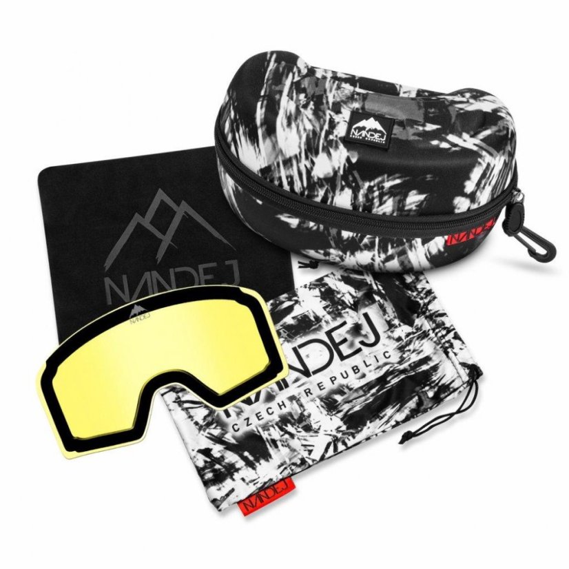 Snow okuliare NANDEJ Mount - Grey/Blue