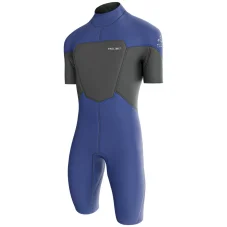 Pánsky neopren 2/2 PROLIMIT Shorty Fusion Backzip - Blue/Grey
