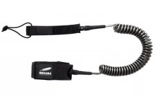 INDIANA Heavy Duty SUP Coil Leash - black