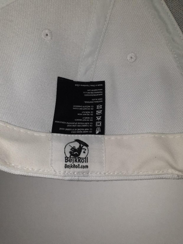 BejkRoll Yupoong SnapBack Straight Logo - White