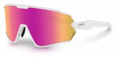 Sluneční brýle NANDEJ Action - white/pink