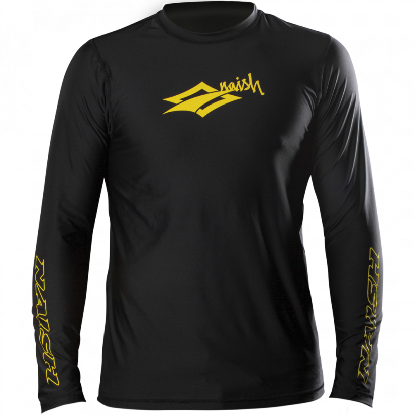 Pánska lycra NAISH Loose Fit LS - čierna