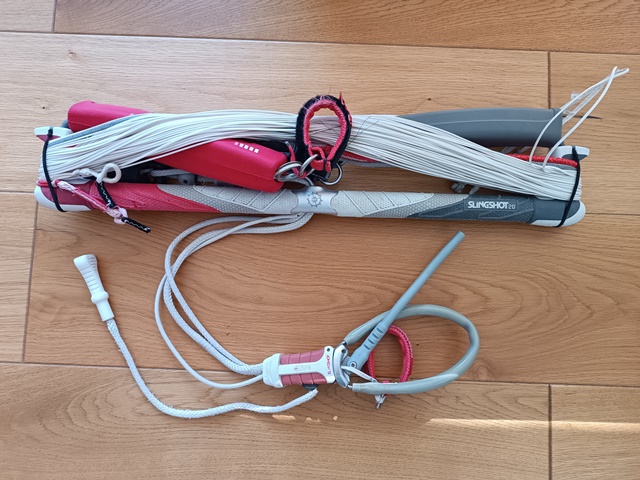 Kite SLINGSHOT Raptor 9m complete