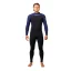 Neopren 4/3 GUL Flexor Yulex Steamer FX1217 - black/blue